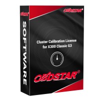 OBDSTAR X300 Classic G3 Key Master Add Odometer Correction License Cluster Calibration