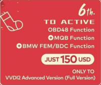 Xhorse VVDI2 OBD48 Function + MQB Function+ BMW FEM/BDC Function For VVDI2 Full Version Only