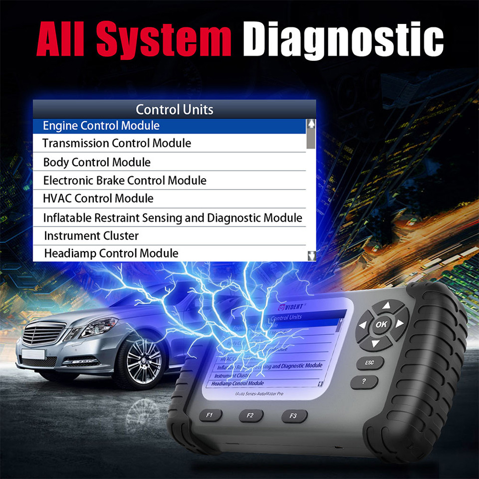 vident iauto 708 all system diagnosis