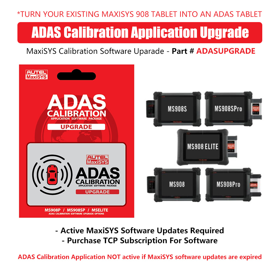 autel adas software authorization card