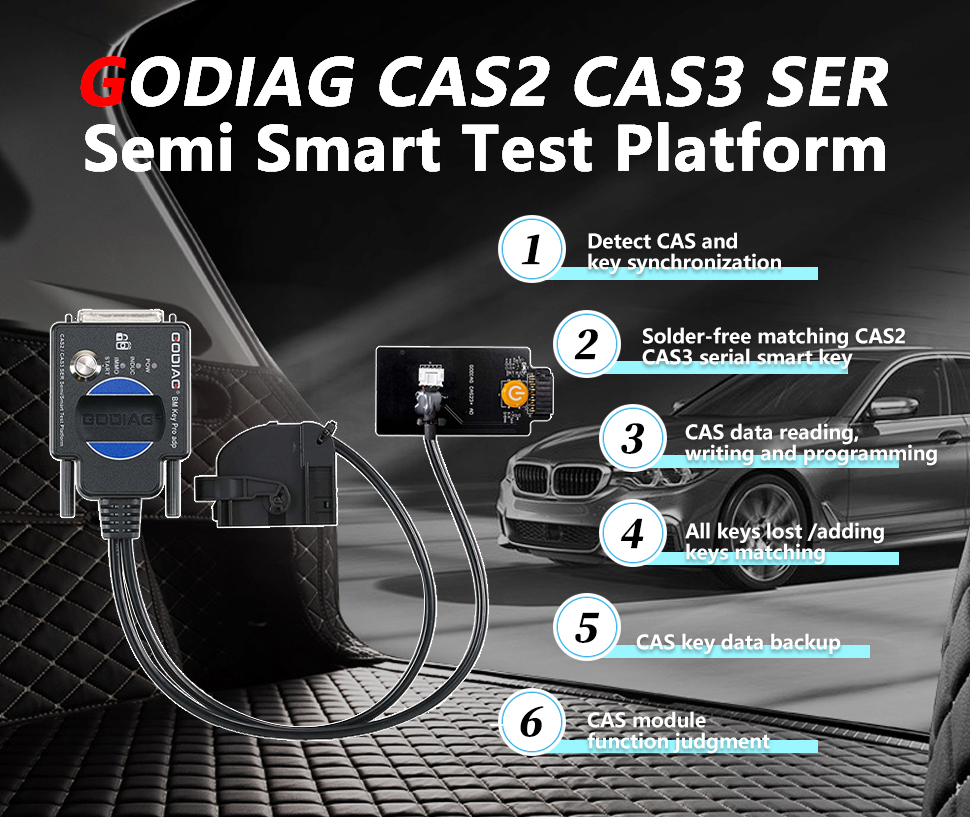 godiag cas2 cas3 test platform