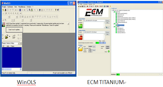 ECM-TITANIUM-vs-WinOLS